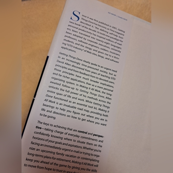 ๐ BOOK Making It All Work Hardcover by David Allen ๐ - Picture 4 of 14